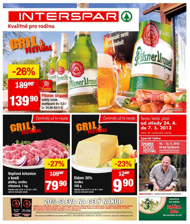 leták Interspar Akční nabídka od 24.4.2013 strana 1 leták Interspar Akční nabídka od 24.4.2013 strana 1