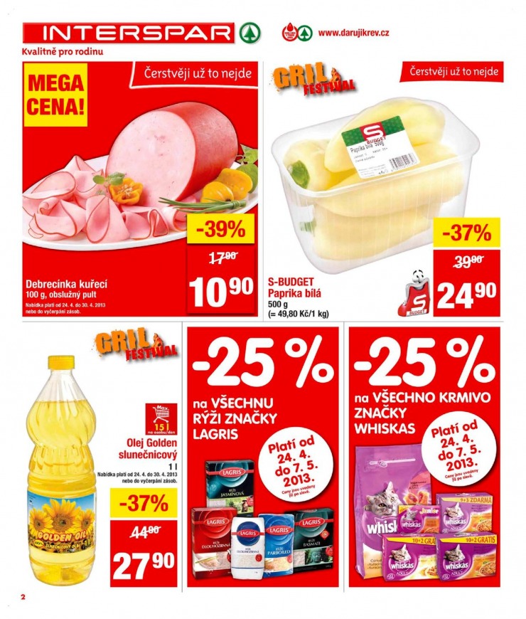 leták Interspar Akční nabídka od 24.4.2013 strana 1 leták Interspar Akční nabídka od 24.4.2013 strana 1