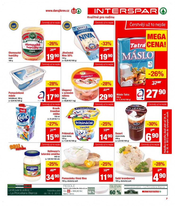 leták Interspar Akční nabídka od 24.4.2013 strana 1 leták Interspar Akční nabídka od 24.4.2013 strana 1