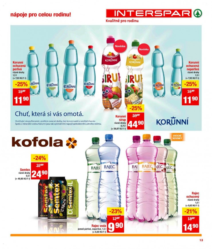 leták Interspar Akční nabídka od 24.4.2013 strana 1 leták Interspar Akční nabídka od 24.4.2013 strana 1