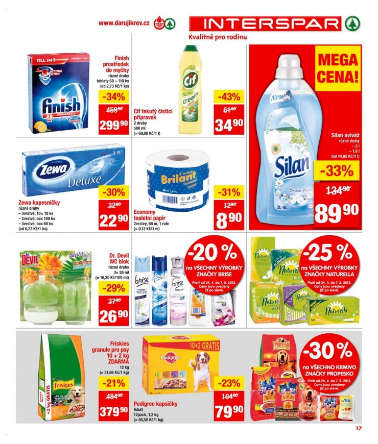 leták Interspar Akční nabídka od 24.4.2013 strana 1 leták Interspar Akční nabídka od 24.4.2013 strana 1