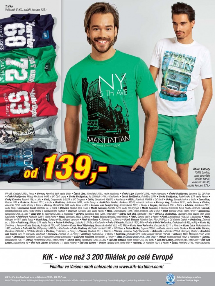 let�k Kik textil Prospekt od 2.5.2013 strana 1