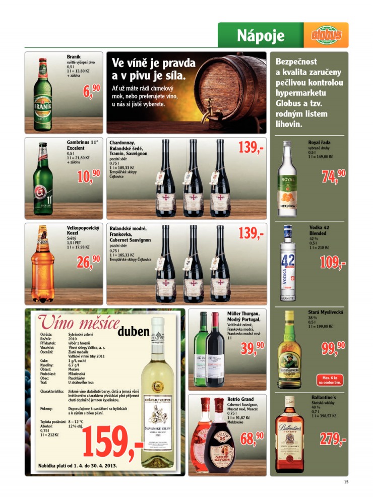 leták Globus Naše noviny od 25.4.2013 strana 1 leták Globus Naše noviny od 25.4.2013 strana 1
