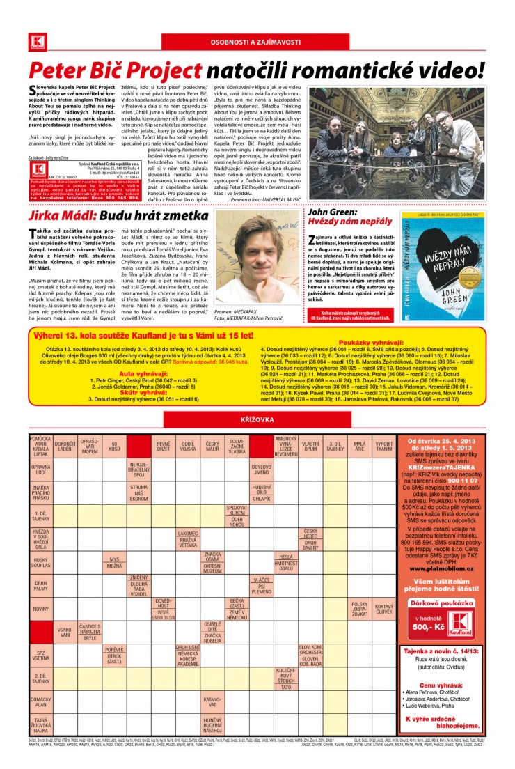leták Kaufland Aktuální nabídka od 25.4.2013 strana 1 leták Kaufland Aktuální nabídka od 25.4.2013 strana 1
