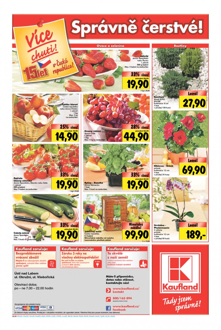 letk Kaufland Aktuln nabdka od 25.4.2013 strana 1