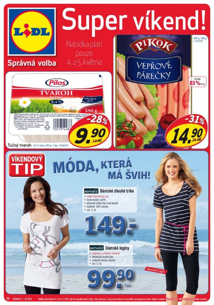 leták Lidl Akční nabídka od 29.4.2013 strana 1 leták Lidl Akční nabídka od 29.4.2013 strana 1