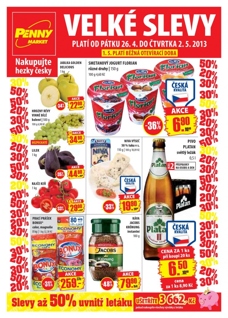 letk Penny Aktuln nabdka od 26.4.2013 strana 1