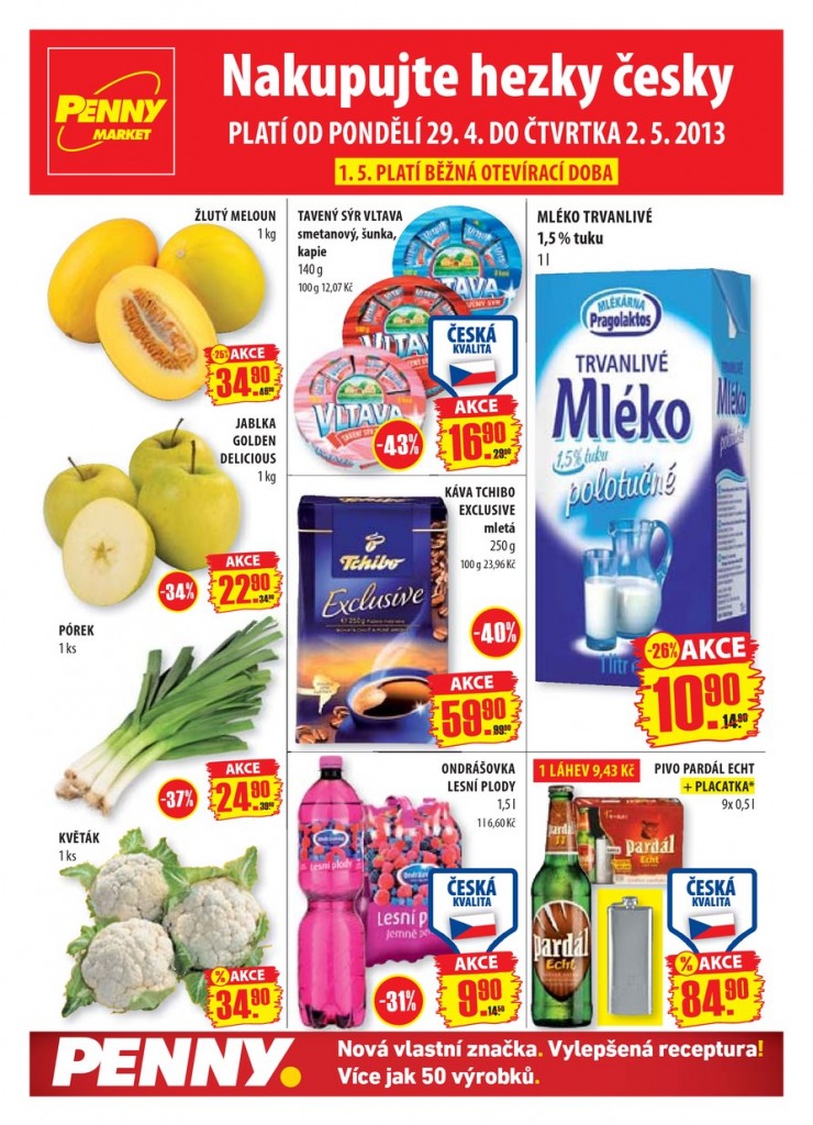 letk Penny Aktuln nabdka od 29.4.2013 strana 1