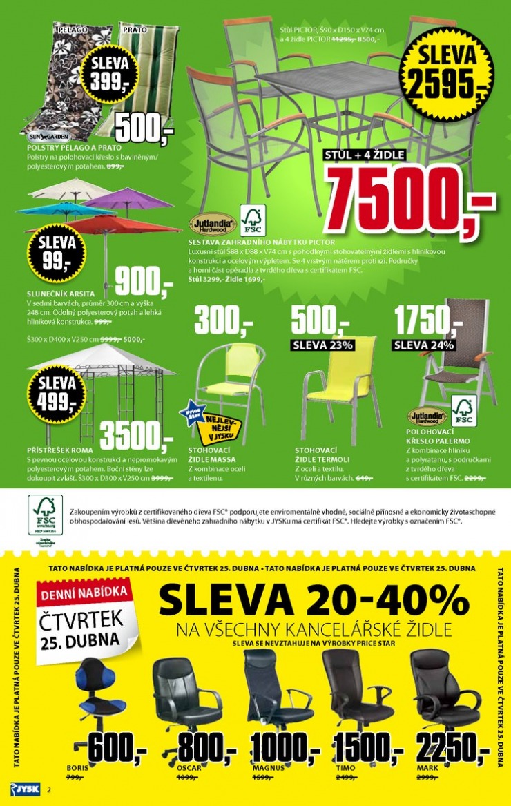 leták Jysk Nabídka týdne od 25.4.2013 strana 1 leták Jysk Nabídka týdne od 25.4.2013 strana 1
