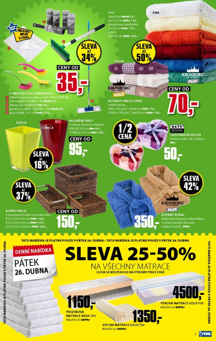 leták Jysk Nabídka týdne od 25.4.2013 strana 1 leták Jysk Nabídka týdne od 25.4.2013 strana 1