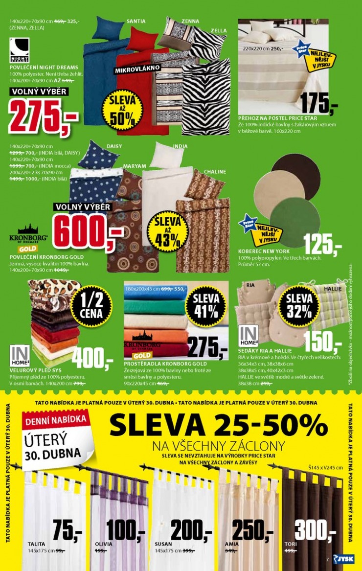 let�k Jysk Nab�dka t�dne od 25.4.2013 strana 1