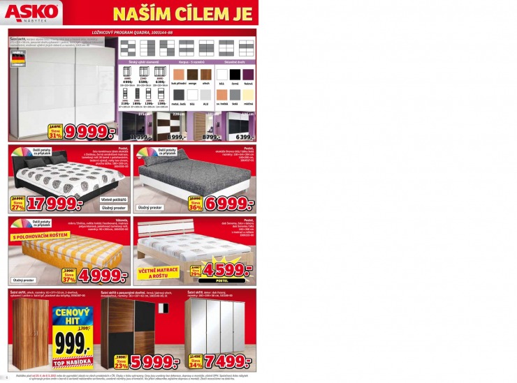 leták Asko nábytek platí pro Chomutov, Tábor, Znojmo od 25.4.2013 strana 1 leták Asko nábytek platí pro Chomutov, Tábor, Znojmo od 25.4.2013 strana 1