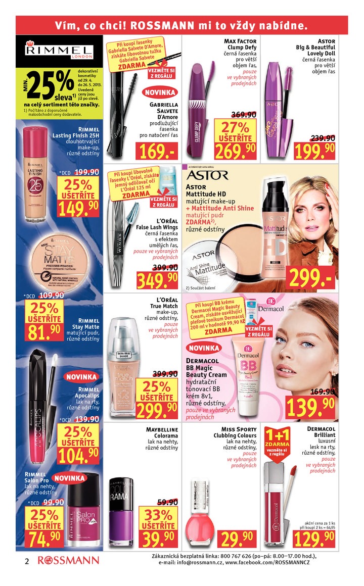 leták Rossmann Leták od 29.4.2013 strana 1 leták Rossmann Leták od 29.4.2013 strana 1