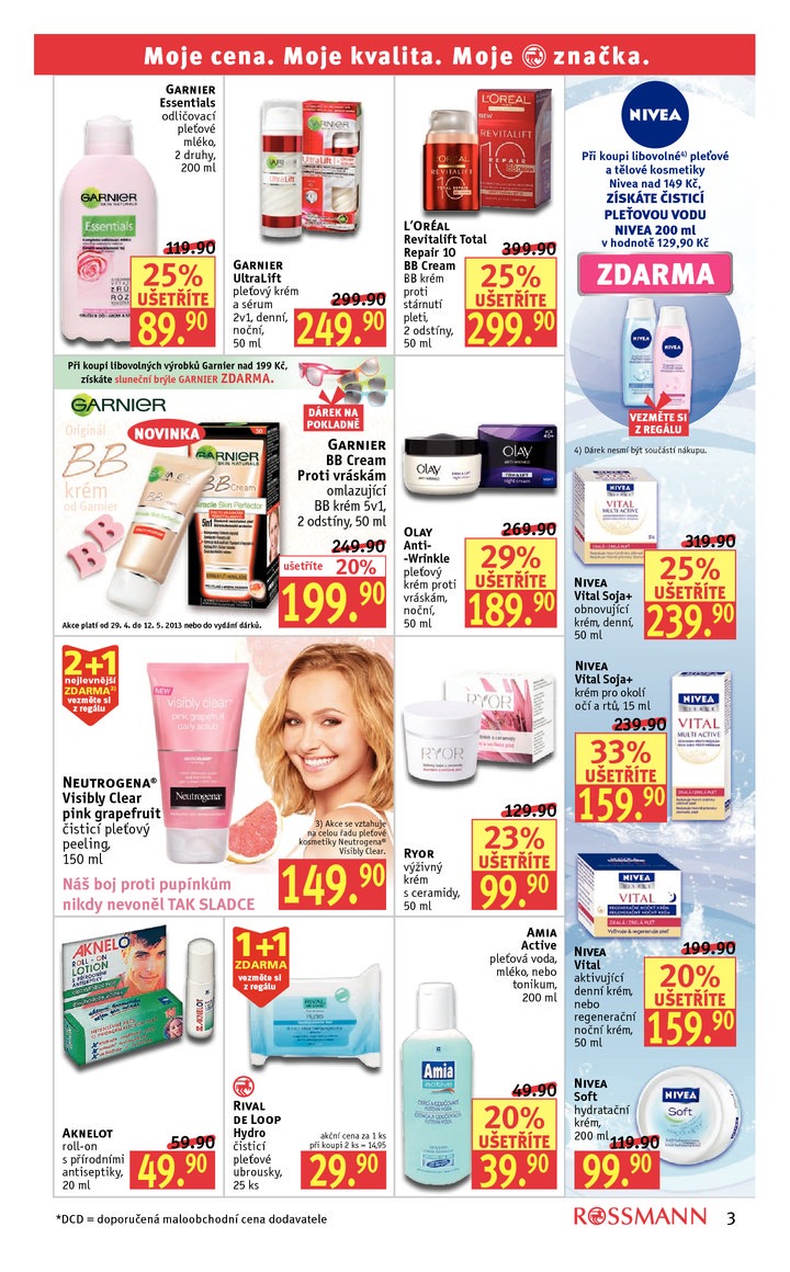 leták Rossmann Leták od 29.4.2013 strana 1 leták Rossmann Leták od 29.4.2013 strana 1