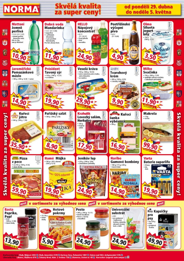 leták Norma Aktuální leták od 29.4.2013 strana 1 leták Norma Aktuální leták od 29.4.2013 strana 1