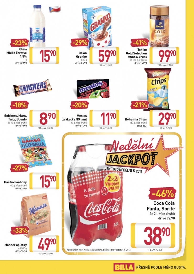 let�k Billa velk� od 2.5.2013 strana 1