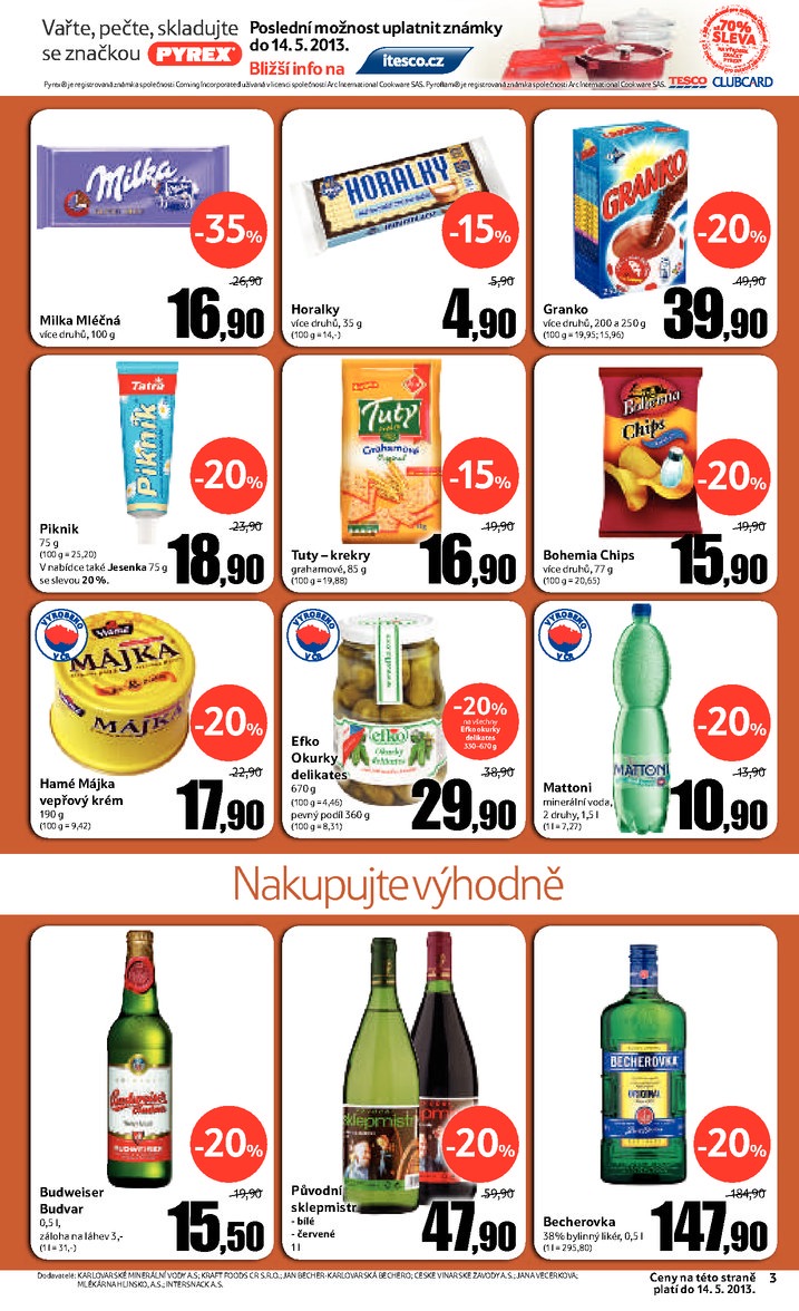 leták Tesco Expres obchody od 1.5.2013 strana 1 leták Tesco Expres obchody od 1.5.2013 strana 1