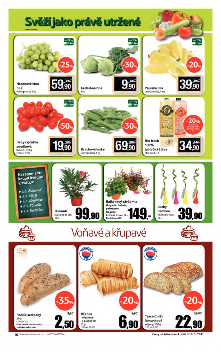 leták Tesco velké hypermarkety od 1.5.2013 strana 1 leták Tesco velké hypermarkety od 1.5.2013 strana 1