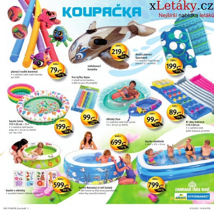 leták Albert Hypermarket - Léto akční leták strana 1 leták Albert Hypermarket - Léto akční leták strana 1