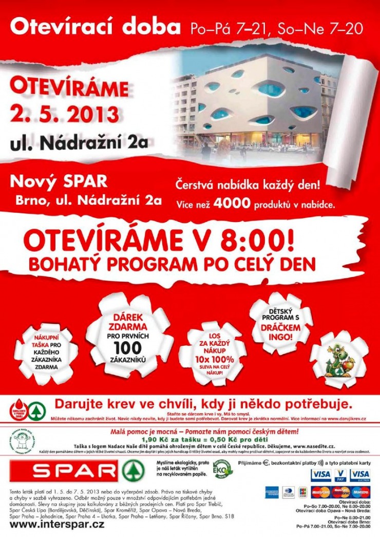 letk Interspar nabdka Spar od 2.5.2013 strana 1