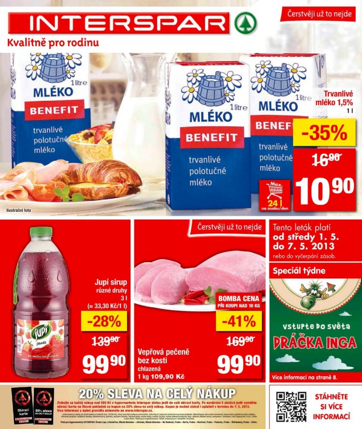leták Interspar Akční nabídka od 1.5.2013 strana 1 leták Interspar Akční nabídka od 1.5.2013 strana 1