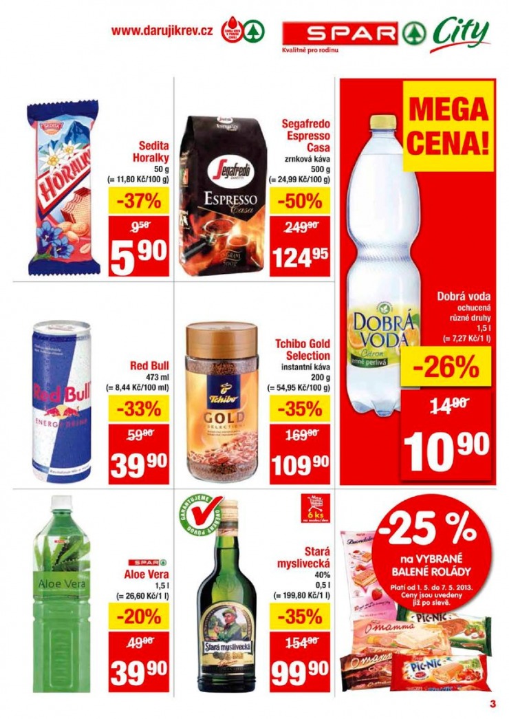 letk Interspar nabdka Spar City od 1.5.2013 strana 1