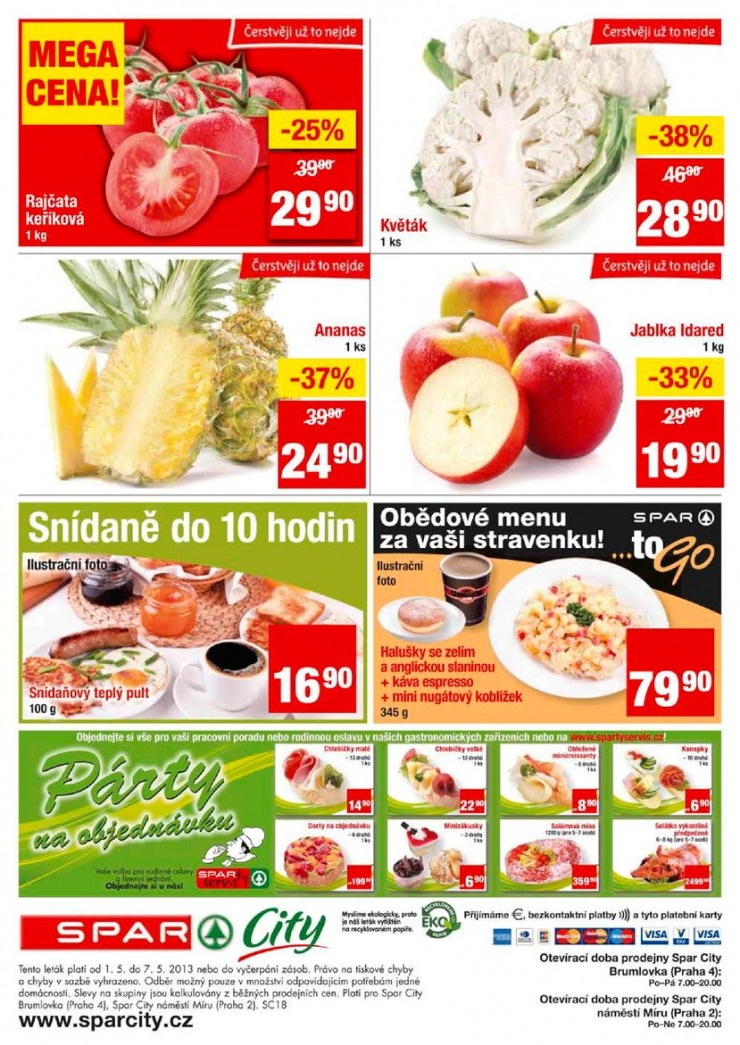 leták Interspar nabídka Spar City od 1.5.2013 strana 1 leták Interspar nabídka Spar City od 1.5.2013 strana 1