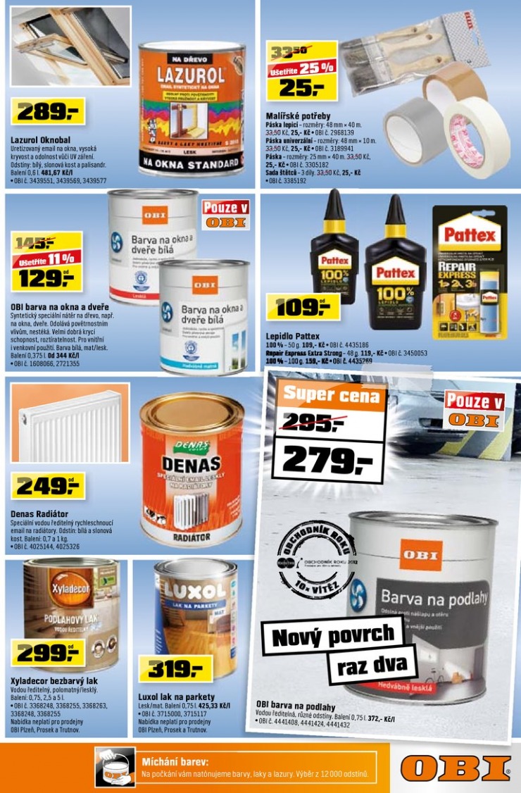 leták OBI Aktuální leták od 1.5.2013 strana 1 leták OBI Aktuální leták od 1.5.2013 strana 1