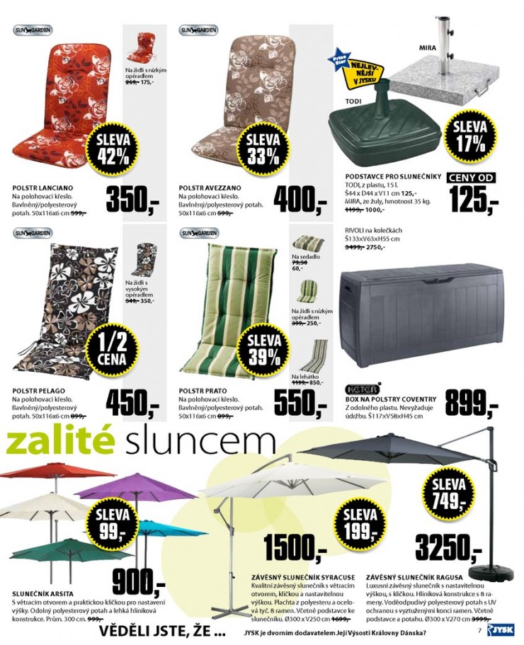 leták Jysk Nabídka týdne od 1.5.2013 strana 1 leták Jysk Nabídka týdne od 1.5.2013 strana 1