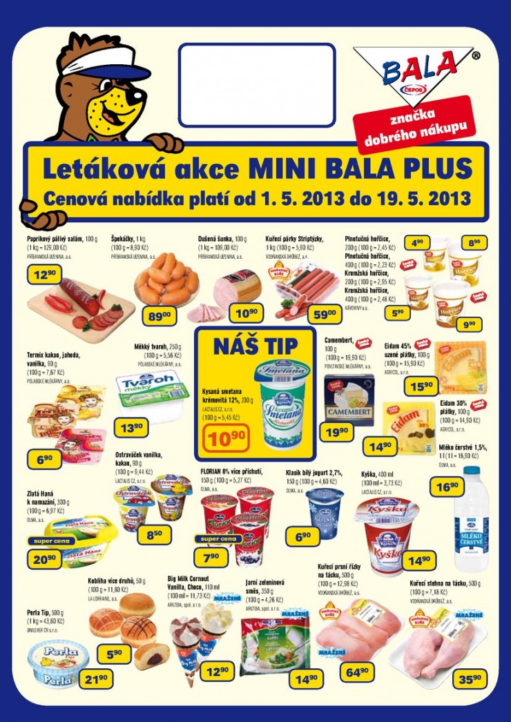 leták Bala Balamini plus od 1.5.2013 strana 1 leták Bala Balamini plus od 1.5.2013 strana 1