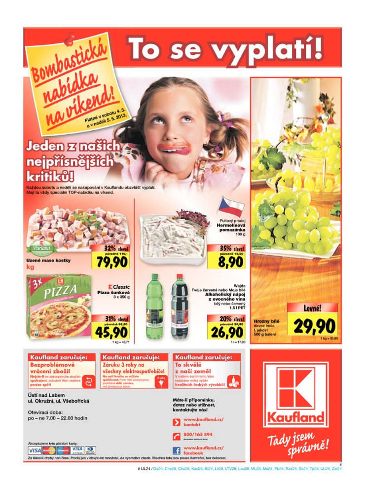 letk Kaufland Aktuln nabdka od 2.5.2013 strana 1