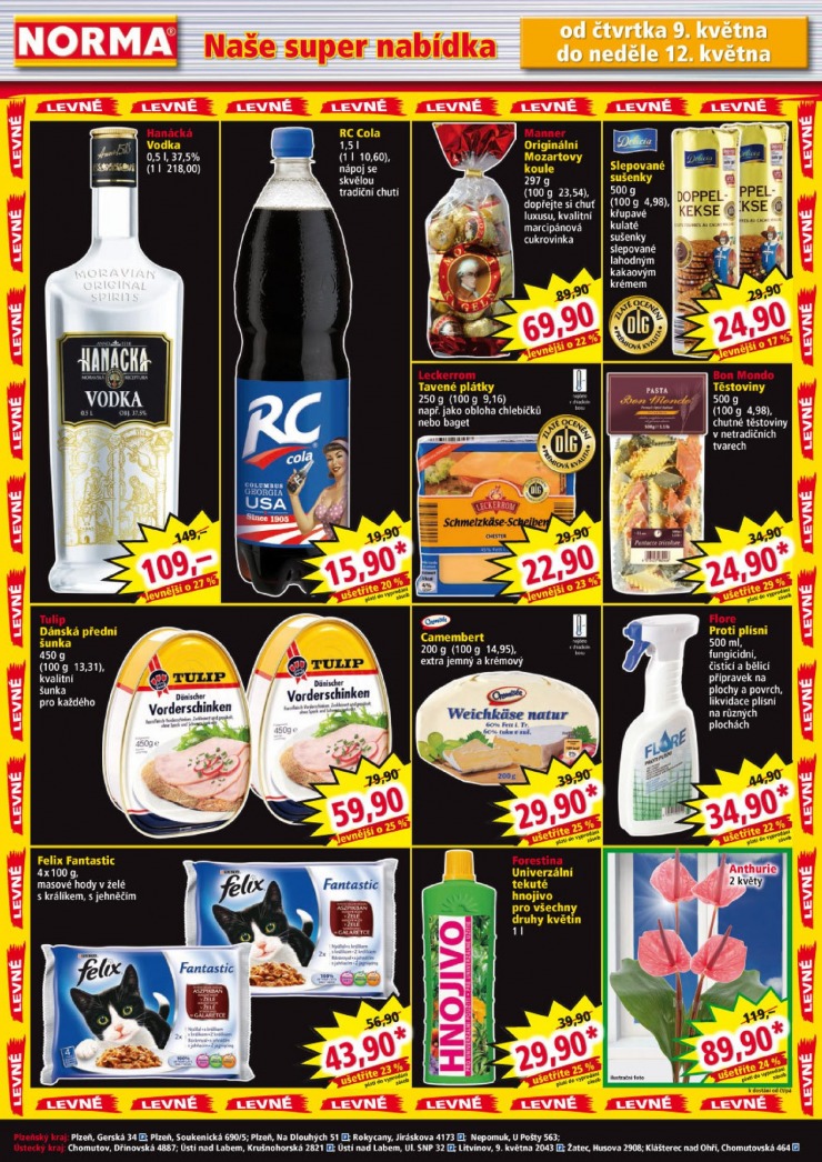 leták Norma Aktuální leták od 6.5.2013 strana 1 leták Norma Aktuální leták od 6.5.2013 strana 1