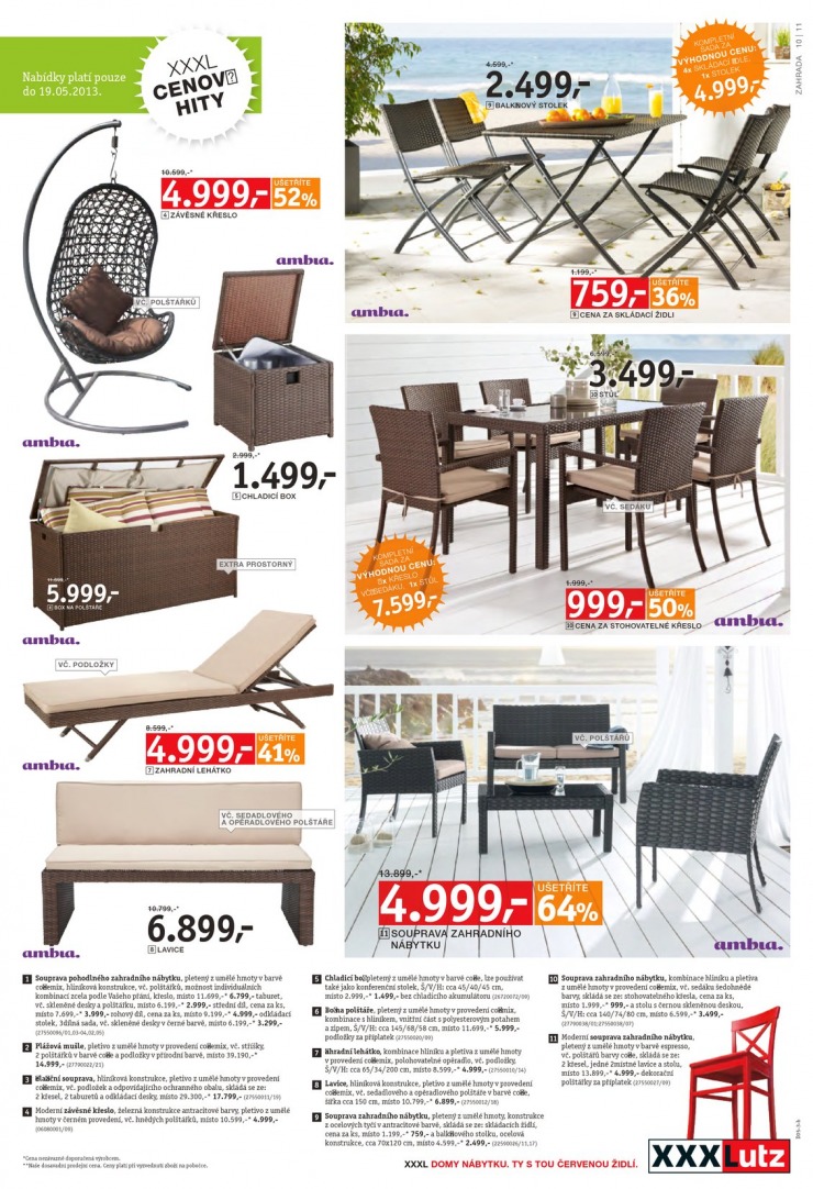 leták XXXLutz Nábytek od 6.5.2013 strana 1 leták XXXLutz Nábytek od 6.5.2013 strana 1