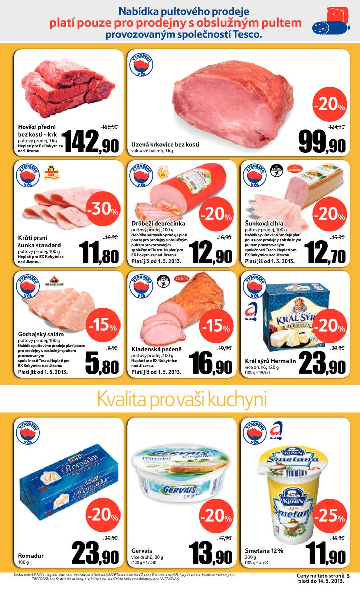 leták Tesco Expres obchody od 7.5.2013 strana 1 leták Tesco Expres obchody od 7.5.2013 strana 1