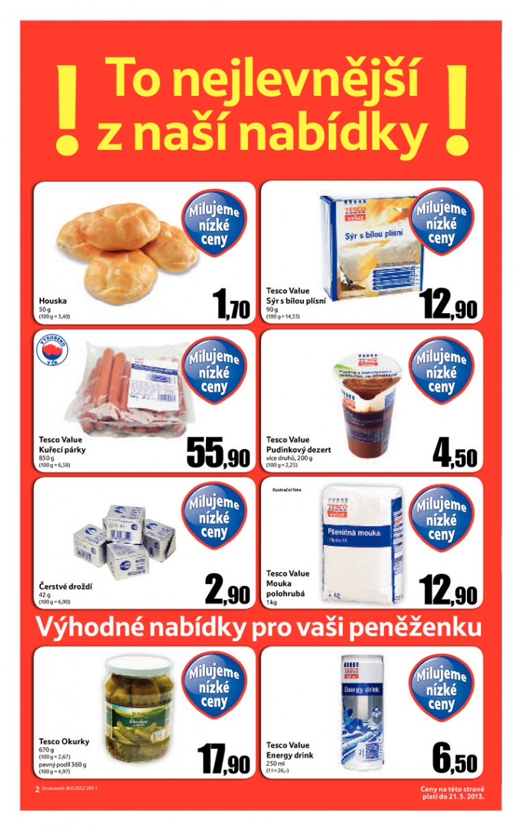 leták Tesco velké hypermarkety od 7.5.2013 strana 1 leták Tesco velké hypermarkety od 7.5.2013 strana 1