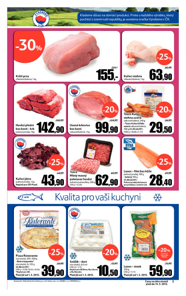 leták Tesco velké hypermarkety od 7.5.2013 strana 1 leták Tesco velké hypermarkety od 7.5.2013 strana 1