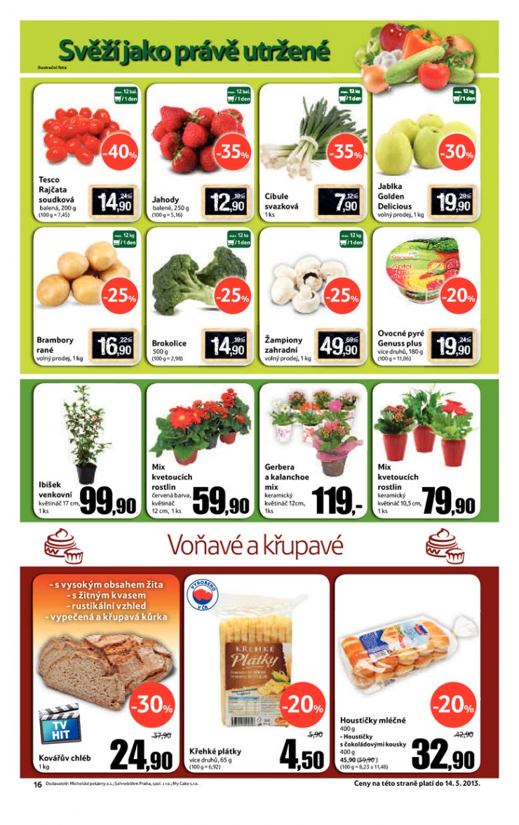 leták Tesco velké hypermarkety od 7.5.2013 strana 1 leták Tesco velké hypermarkety od 7.5.2013 strana 1