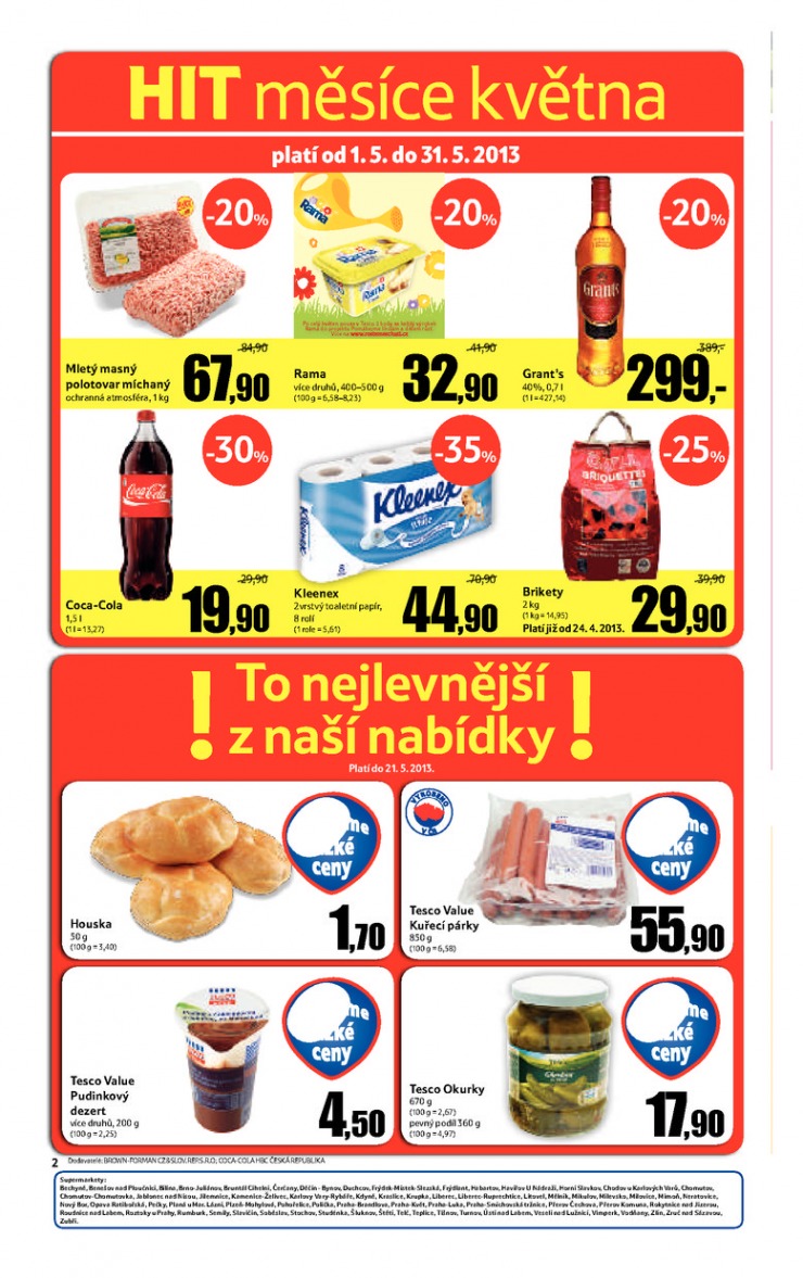 leták Tesco supermarkety od 7.5.2013 strana 1 leták Tesco supermarkety od 7.5.2013 strana 1