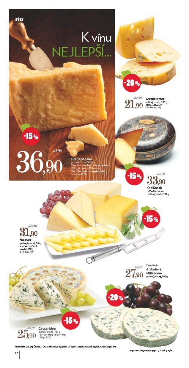 let�k Tesco katalog v�n plat� pro velk� hypermarkety a obchodn� domy od 7.5.2013 strana 1