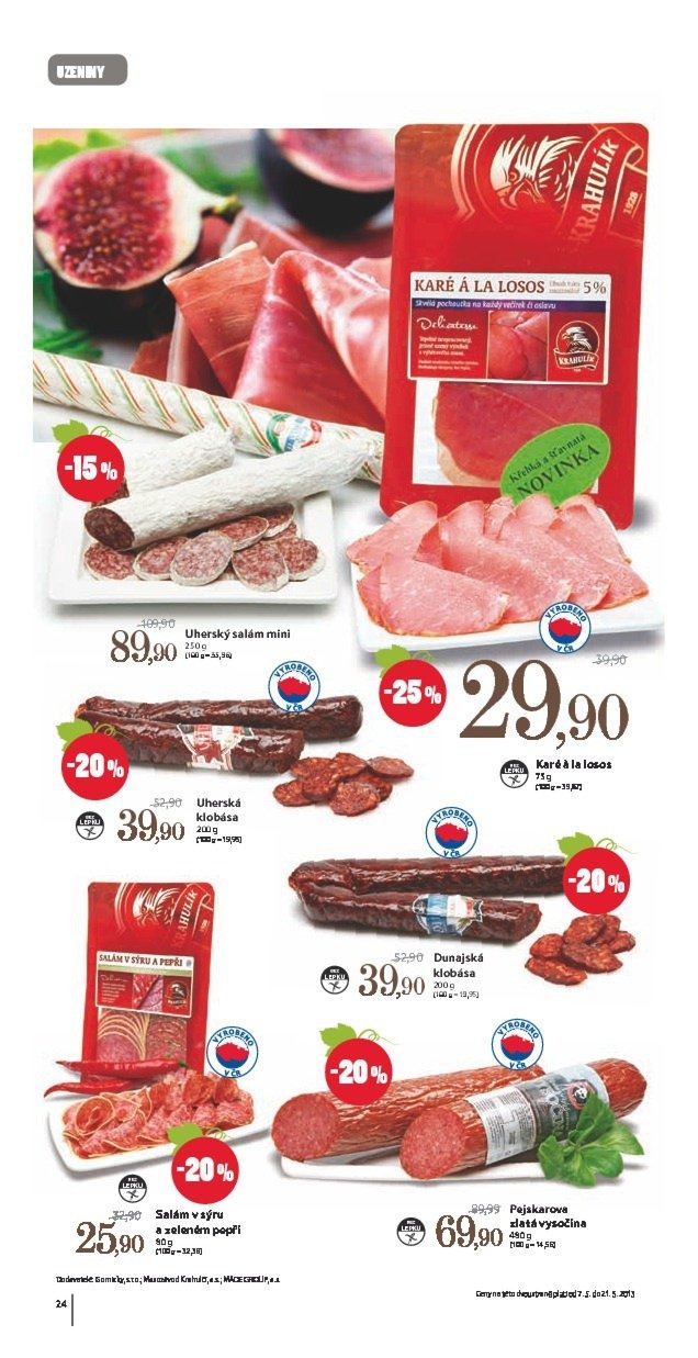 let�k Tesco katalog v�n plat� pro velk� hypermarkety a obchodn� domy od 7.5.2013 strana 1