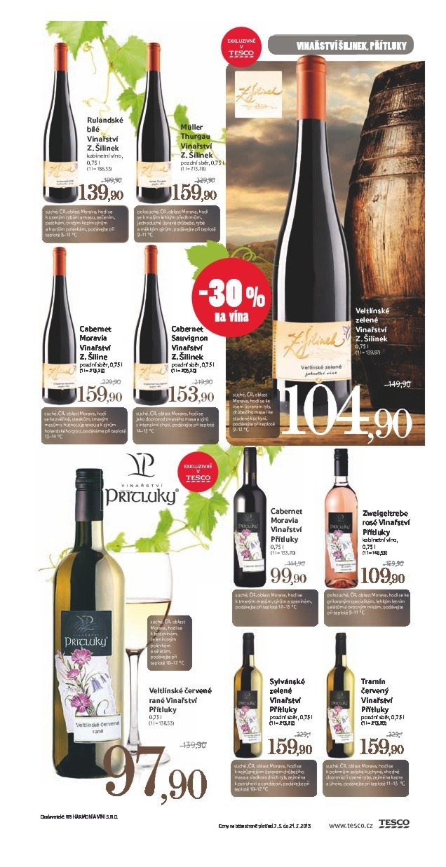 let�k Tesco katalog v�n plat� pro velk� hypermarkety a obchodn� domy od 7.5.2013 strana 1