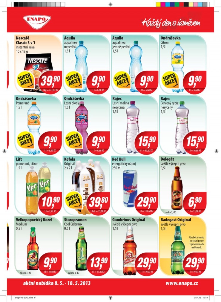 leták Enapo Akční leták od 8.5.2013 strana 1 leták Enapo Akční leták od 8.5.2013 strana 1