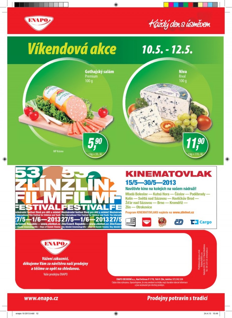 leták Enapo Akční leták od 8.5.2013 strana 1 leták Enapo Akční leták od 8.5.2013 strana 1