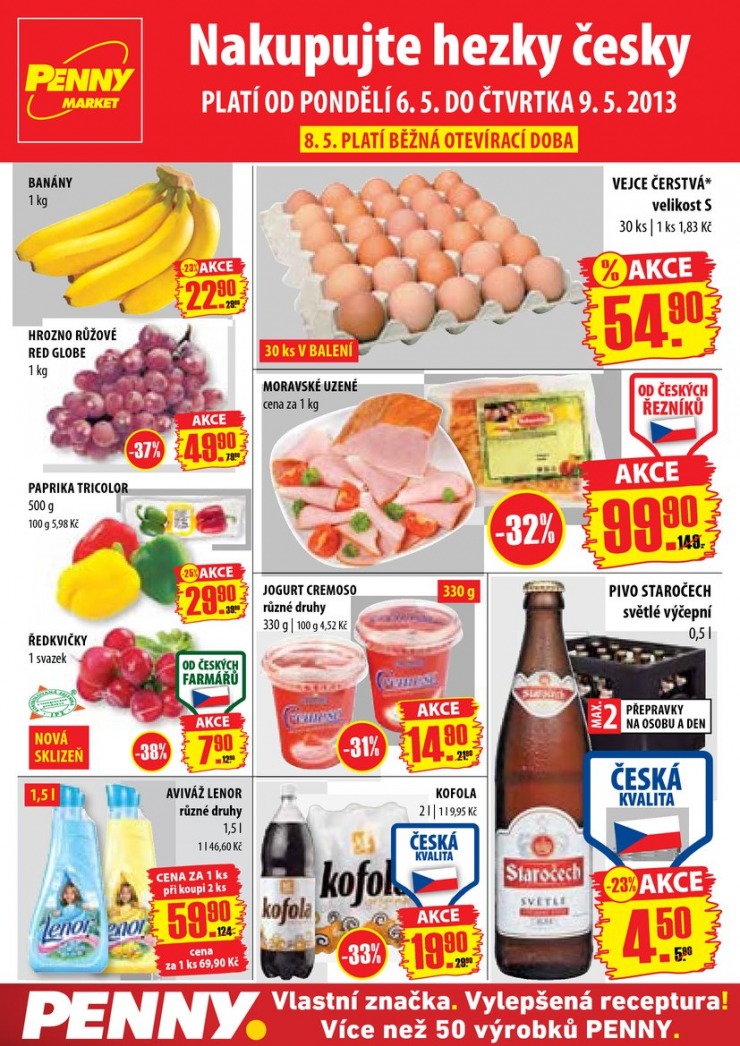 leták Penny Aktuální nabídka od 6.5.2013 strana 1 leták Penny Aktuální nabídka od 6.5.2013 strana 1