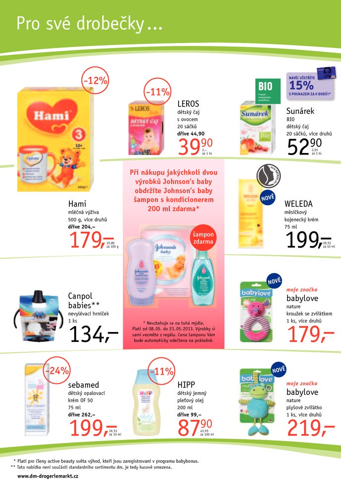 let�k DM drogerie Journal od 8.5.2013 strana 1