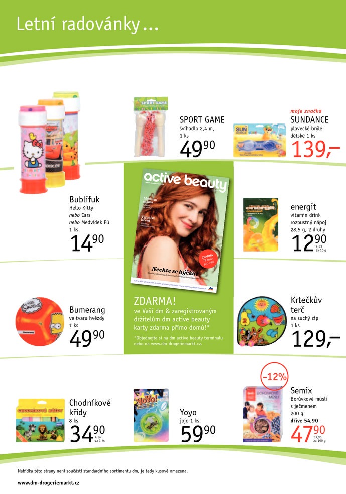 let�k DM drogerie Journal od 8.5.2013 strana 1