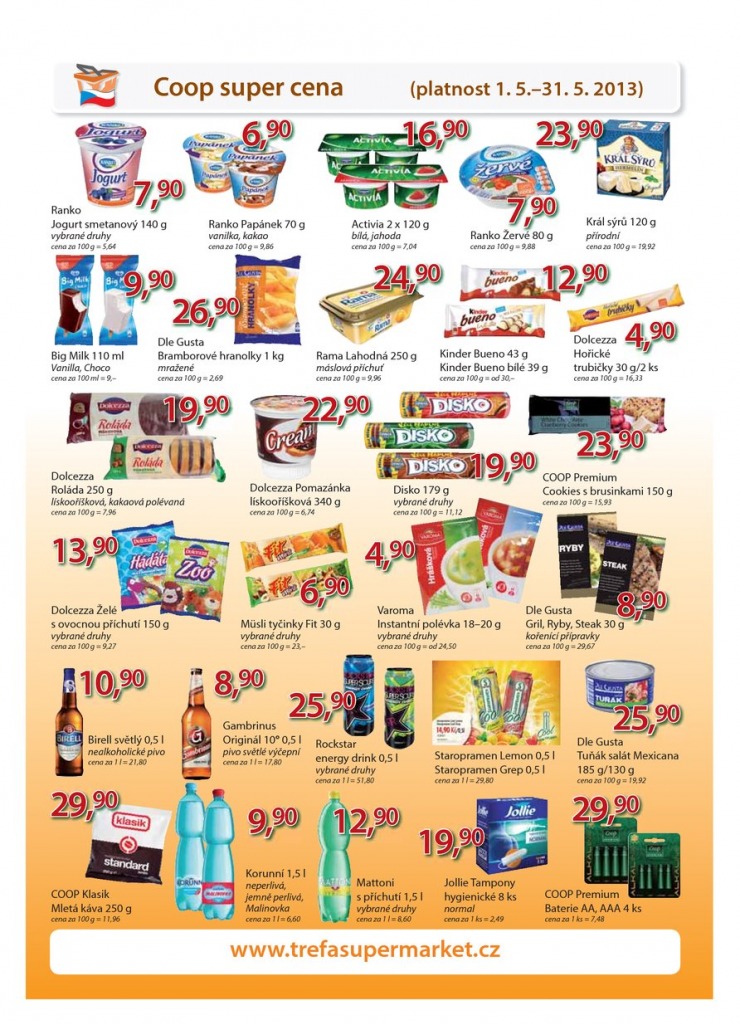 let�k COOP Trefa od 8.5.2013 strana 1