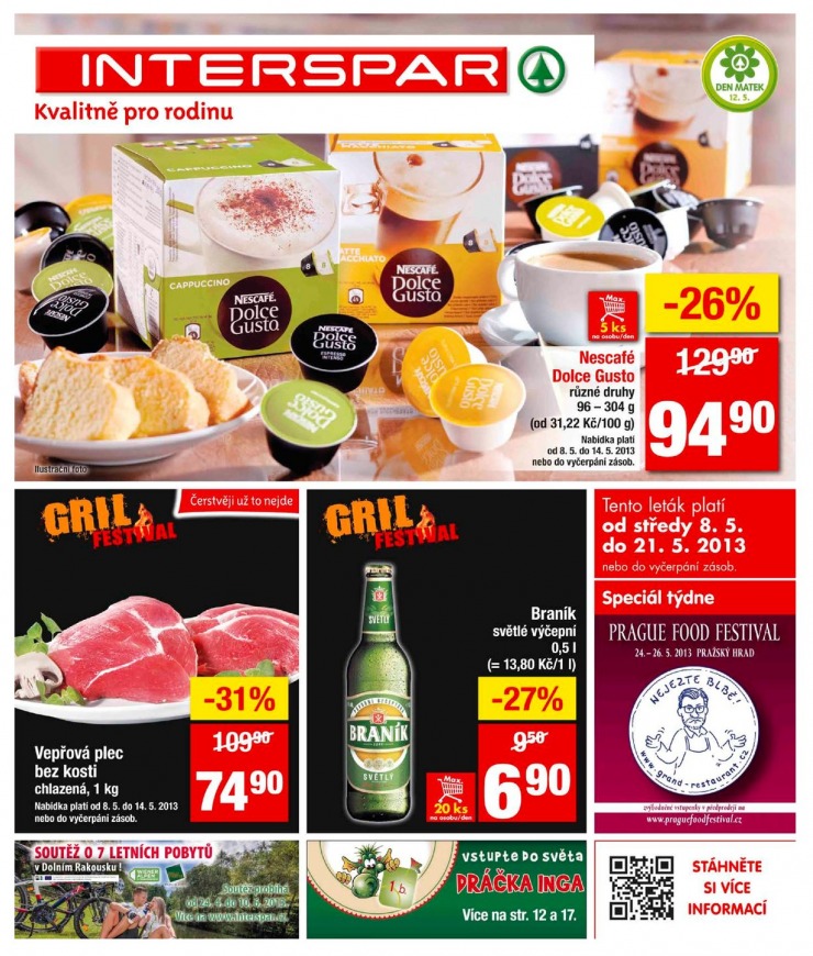 leták Interspar Akční nabídka od 8.5.2013 strana 1 leták Interspar Akční nabídka od 8.5.2013 strana 1