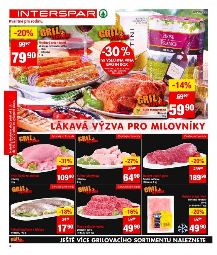 leták Interspar Akční nabídka od 8.5.2013 strana 1 leták Interspar Akční nabídka od 8.5.2013 strana 1