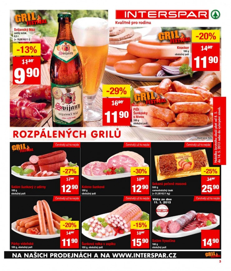 leták Interspar Akční nabídka od 8.5.2013 strana 1 leták Interspar Akční nabídka od 8.5.2013 strana 1